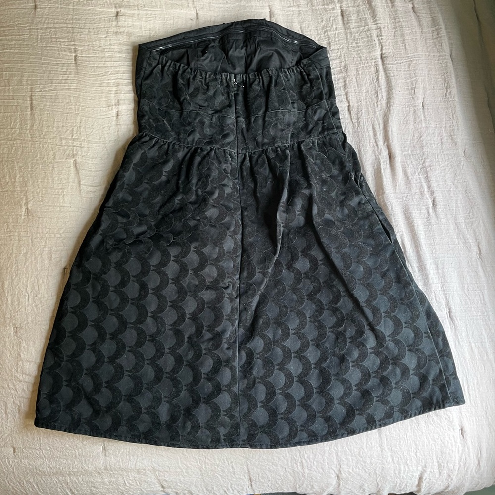 Go International Y2K black velvet moon dress - Picture 2 of 6